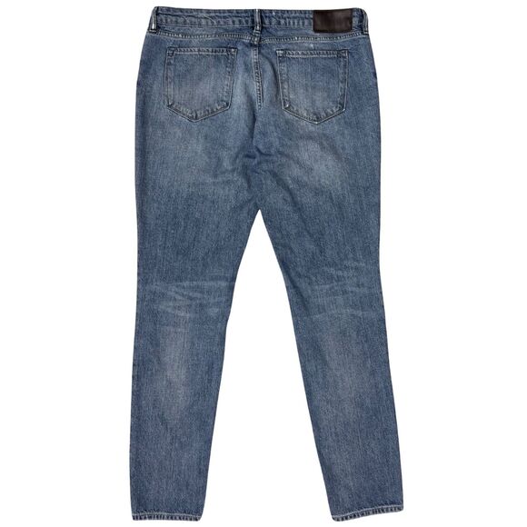 All Saints Jeans Womens Casey Low Rise Straight Fit Sz 33X30 Jeans Faded Frayed - Picture 2 of 9
